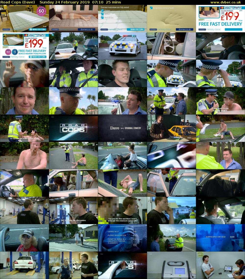 Road Cops (Dave) Sunday 24 February 2019 07:10 - 07:35