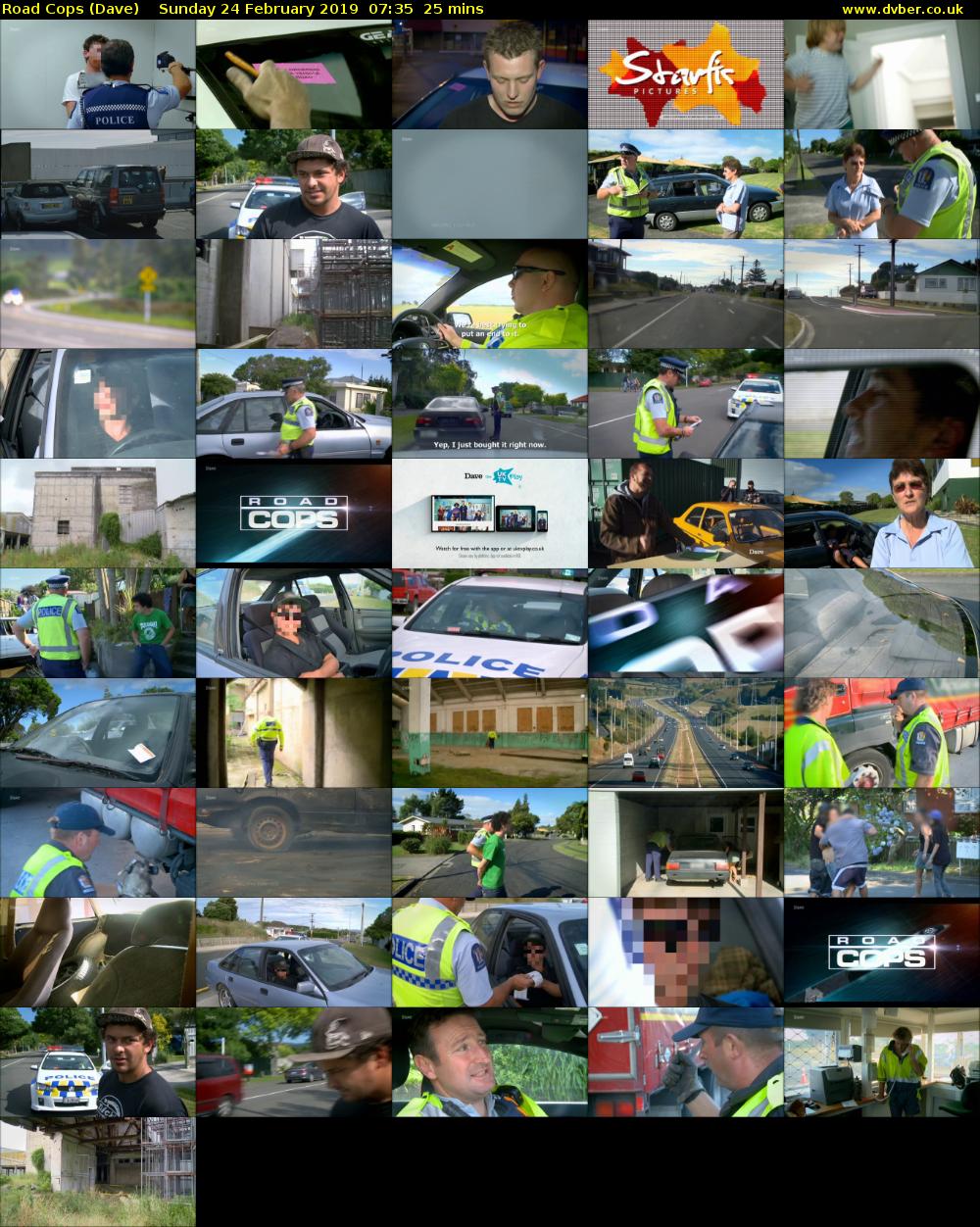 Road Cops (Dave) Sunday 24 February 2019 07:35 - 08:00