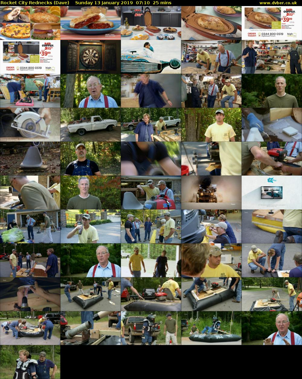 Rocket City Rednecks (Dave) Sunday 13 January 2019 07:10 - 07:35