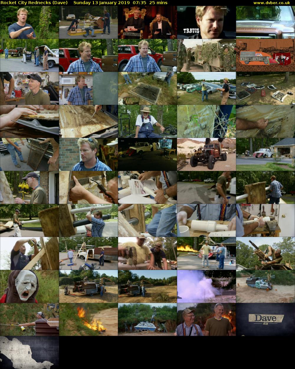 Rocket City Rednecks (Dave) Sunday 13 January 2019 07:35 - 08:00