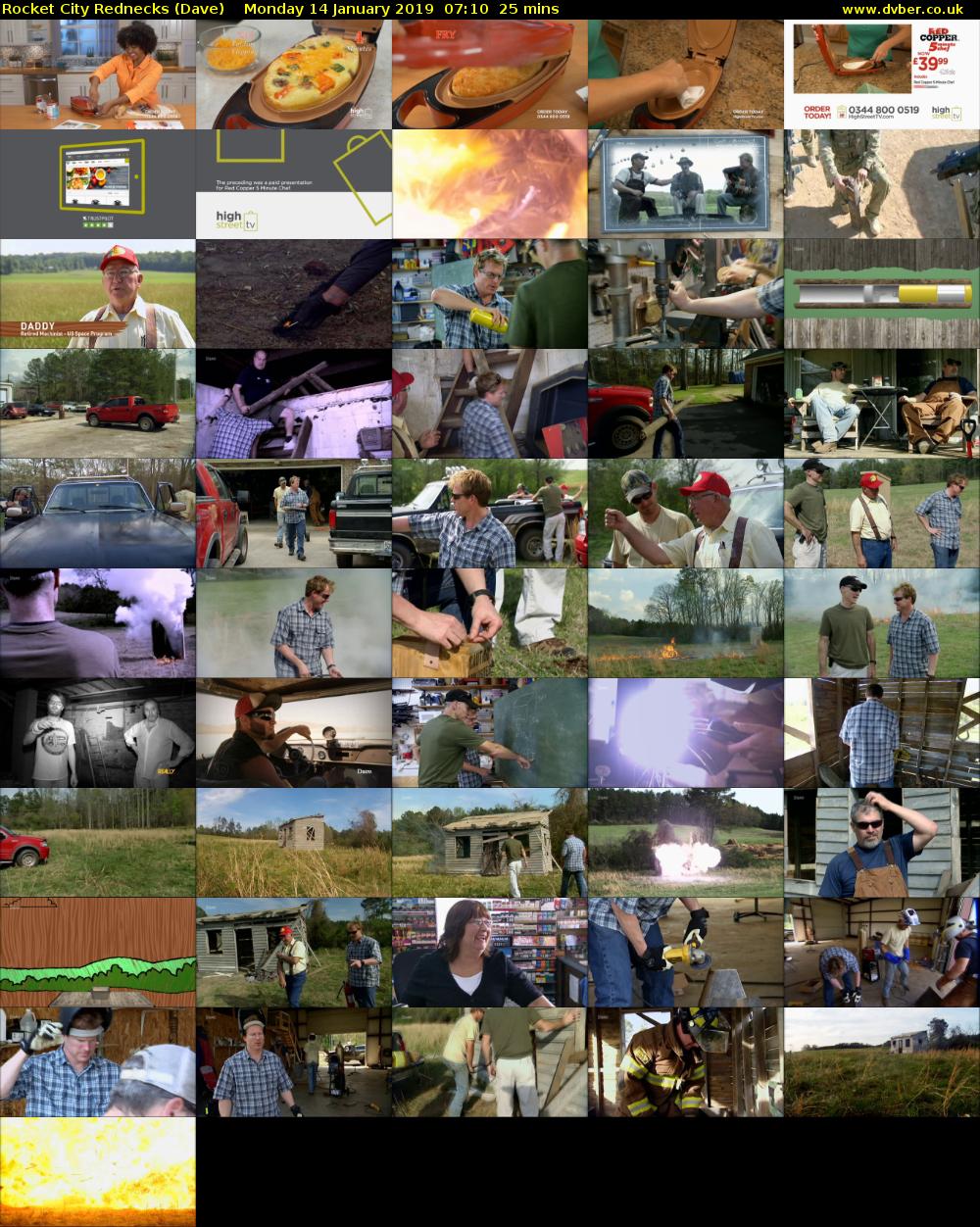 Rocket City Rednecks (Dave) Monday 14 January 2019 07:10 - 07:35