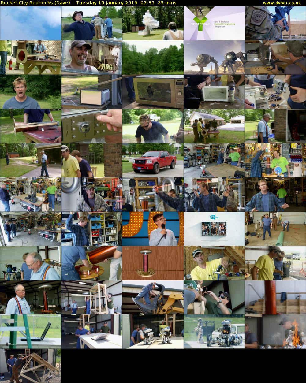 Rocket City Rednecks (Dave) Tuesday 15 January 2019 07:35 - 08:00