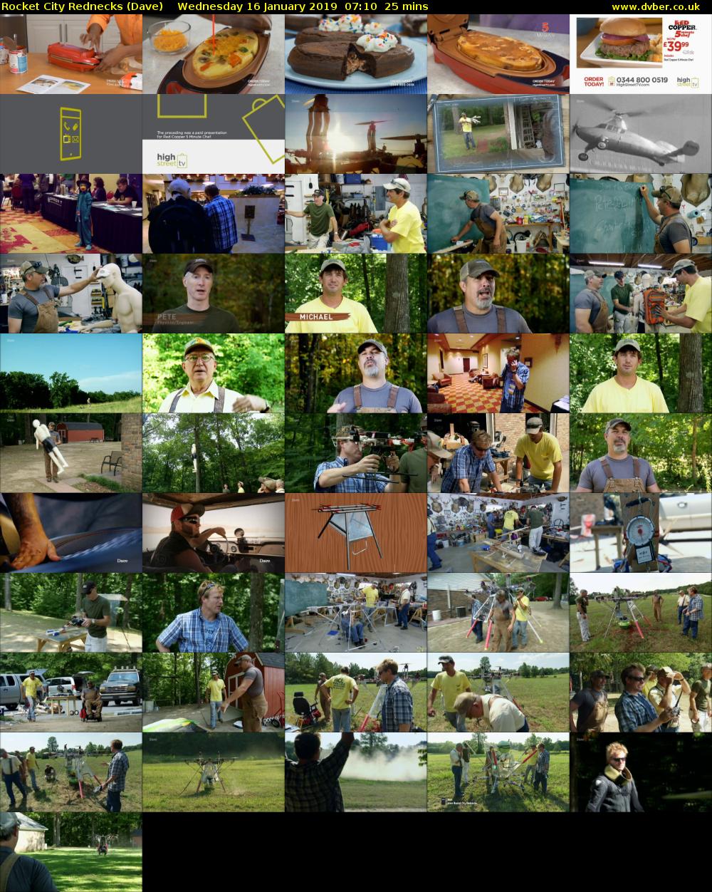 Rocket City Rednecks (Dave) Wednesday 16 January 2019 07:10 - 07:35