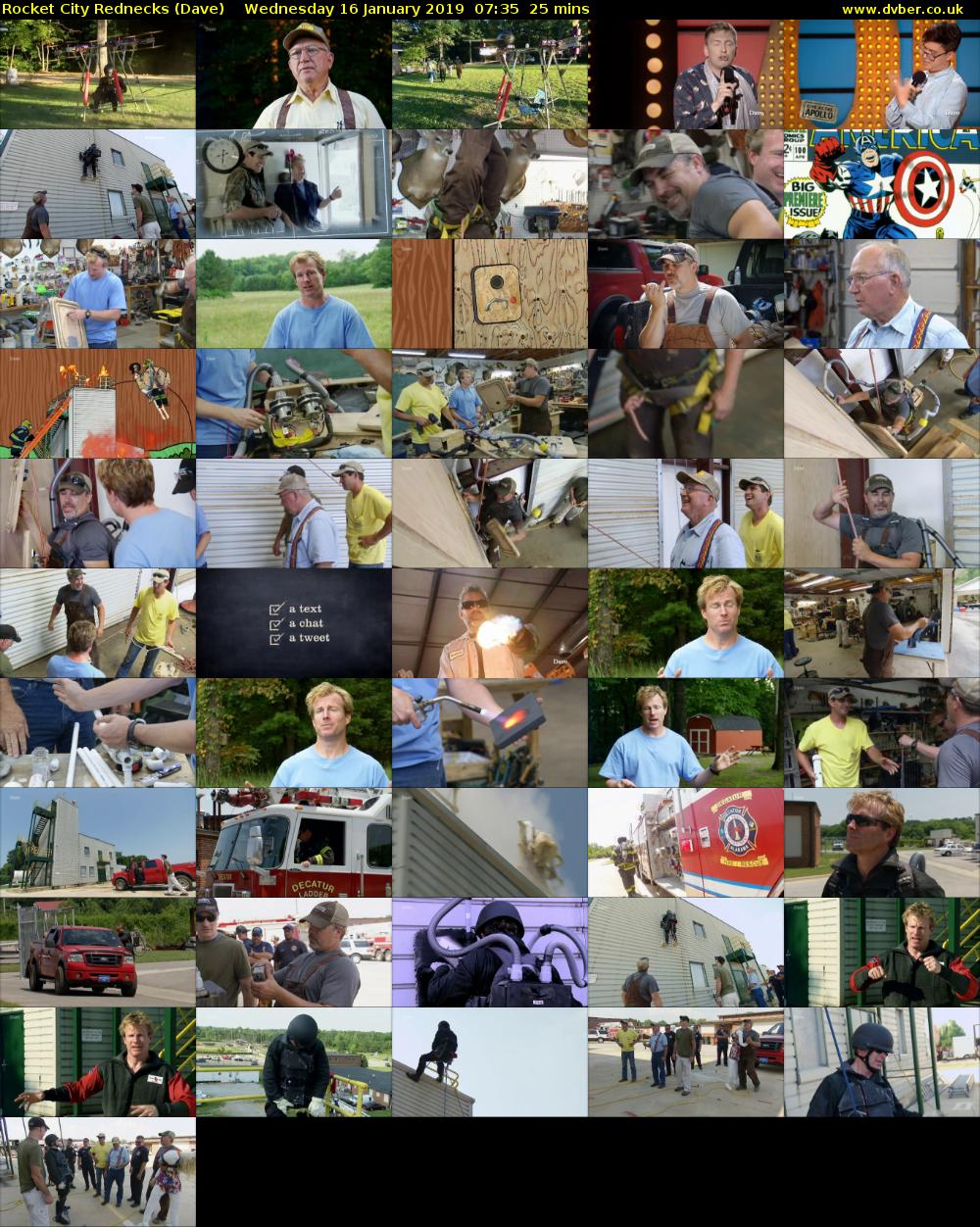 Rocket City Rednecks (Dave) Wednesday 16 January 2019 07:35 - 08:00