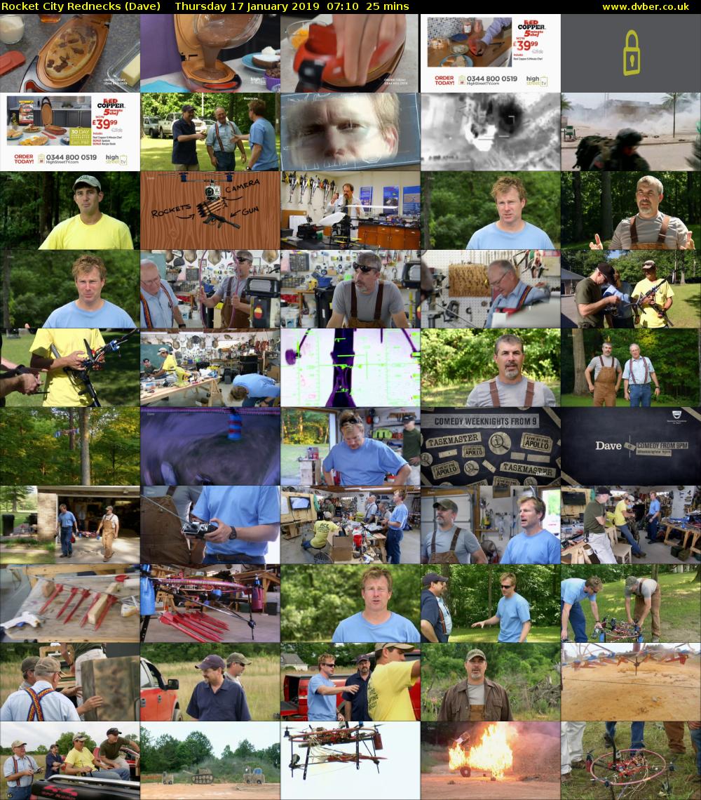 Rocket City Rednecks (Dave) Thursday 17 January 2019 07:10 - 07:35