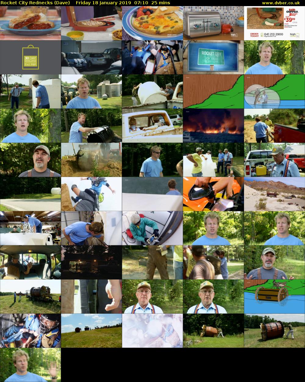 Rocket City Rednecks (Dave) Friday 18 January 2019 07:10 - 07:35