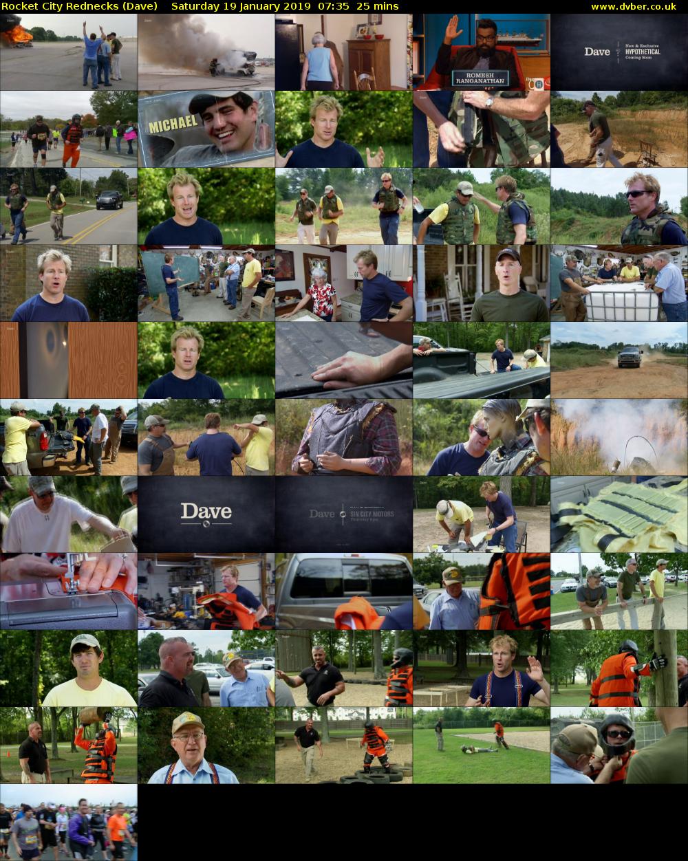 Rocket City Rednecks (Dave) Saturday 19 January 2019 07:35 - 08:00