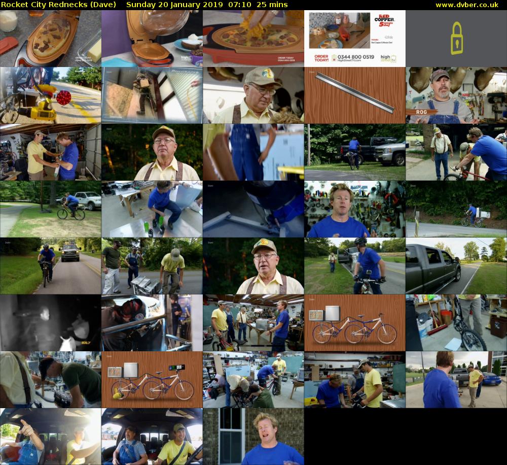 Rocket City Rednecks (Dave) Sunday 20 January 2019 07:10 - 07:35