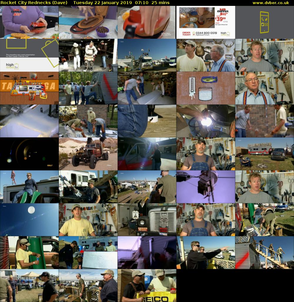 Rocket City Rednecks (Dave) Tuesday 22 January 2019 07:10 - 07:35