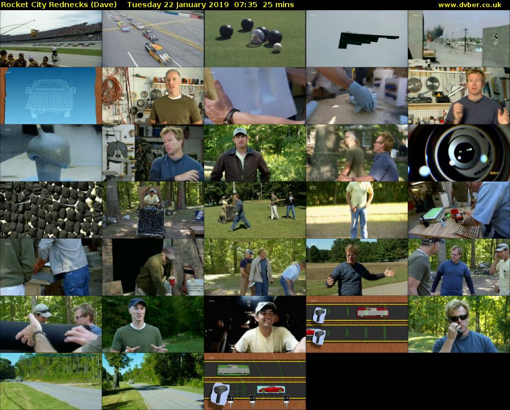 Rocket City Rednecks (Dave) Tuesday 22 January 2019 07:35 - 08:00