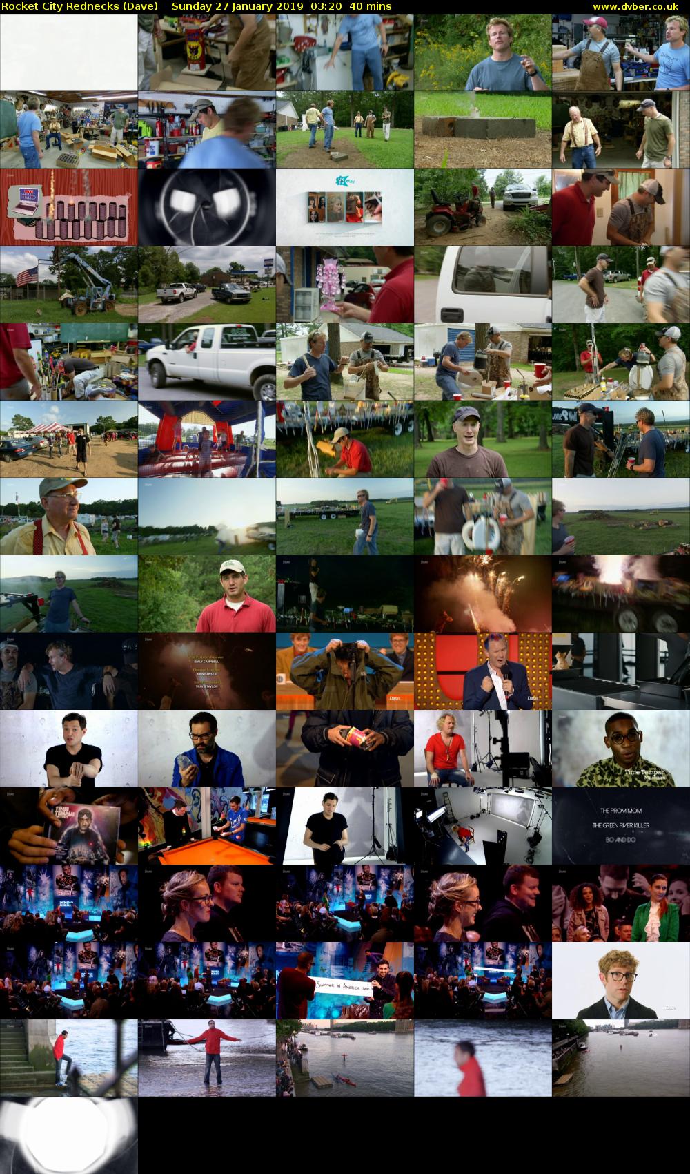 Rocket City Rednecks (Dave) Sunday 27 January 2019 03:20 - 04:00