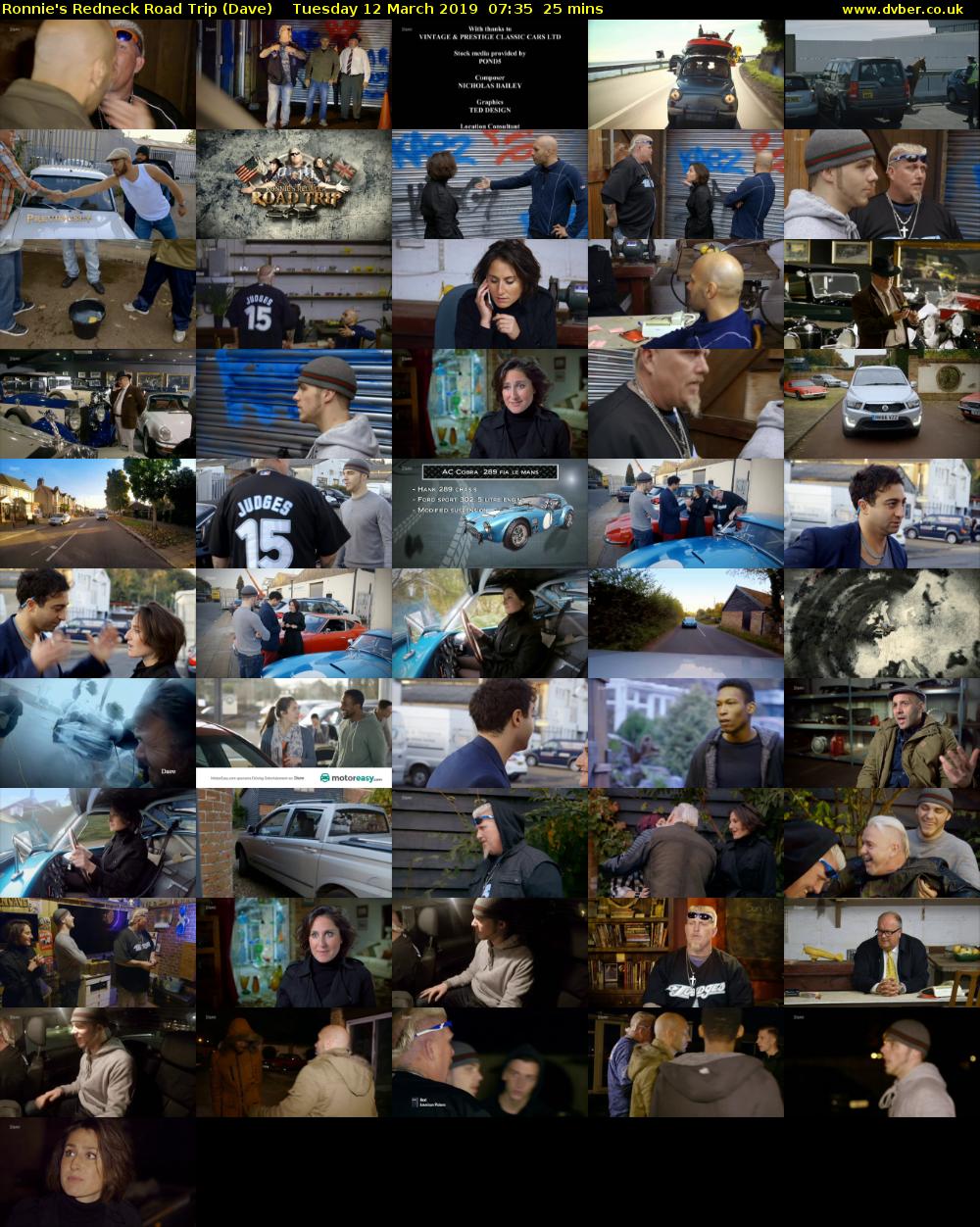 Ronnie's Redneck Road Trip (Dave) Tuesday 12 March 2019 07:35 - 08:00