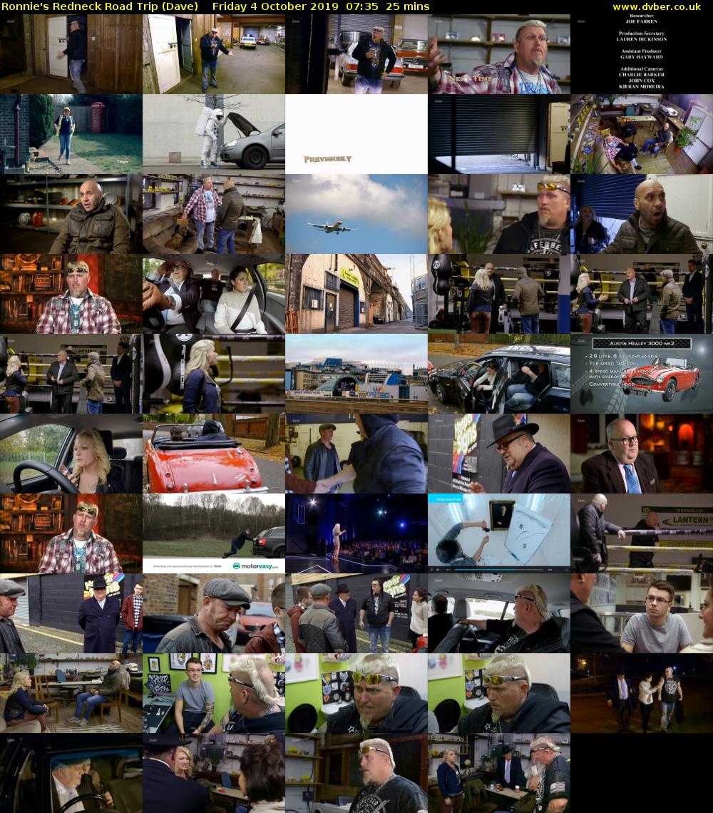 Ronnie's Redneck Road Trip (Dave) Friday 4 October 2019 07:35 - 08:00