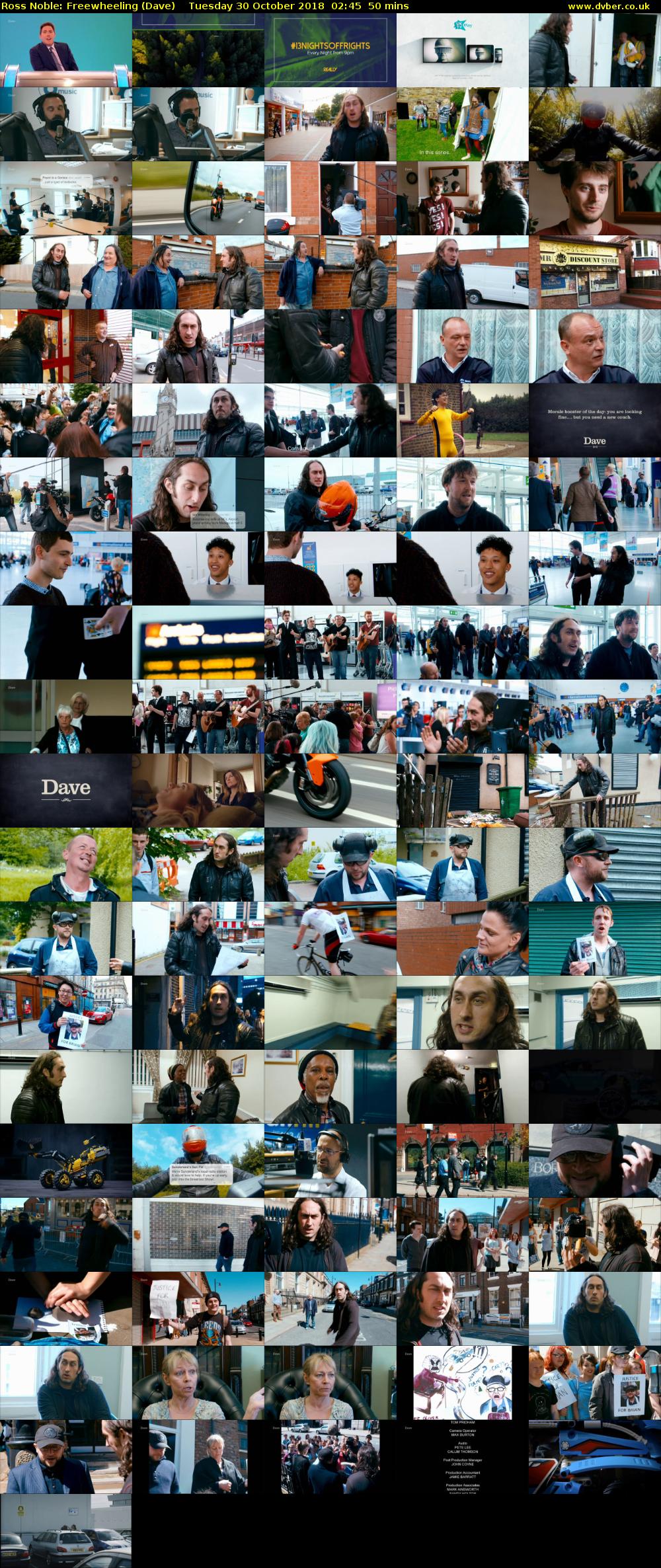 Ross Noble: Freewheeling (Dave) Tuesday 30 October 2018 02:45 - 03:35