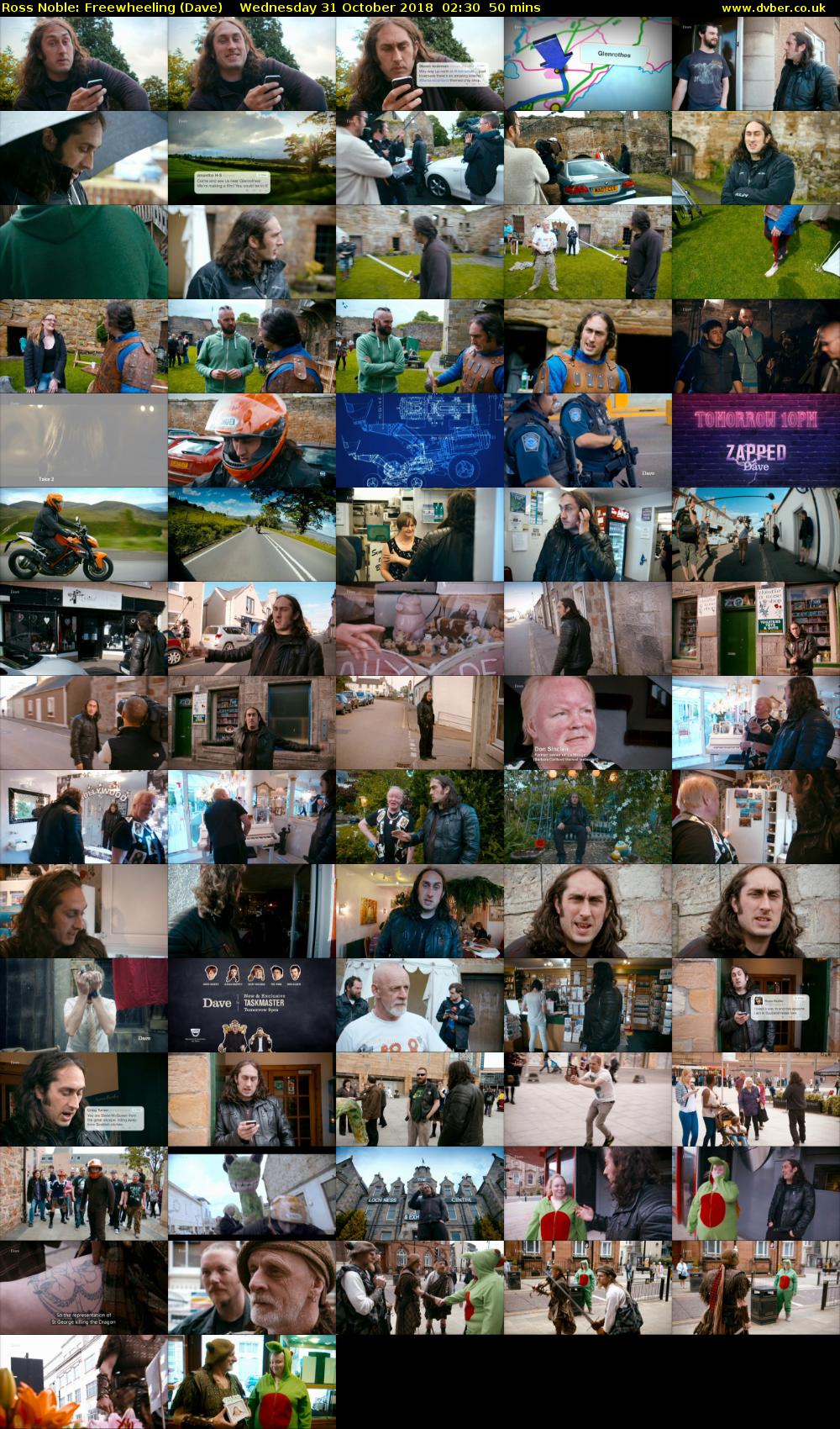 Ross Noble: Freewheeling (Dave) Wednesday 31 October 2018 02:30 - 03:20