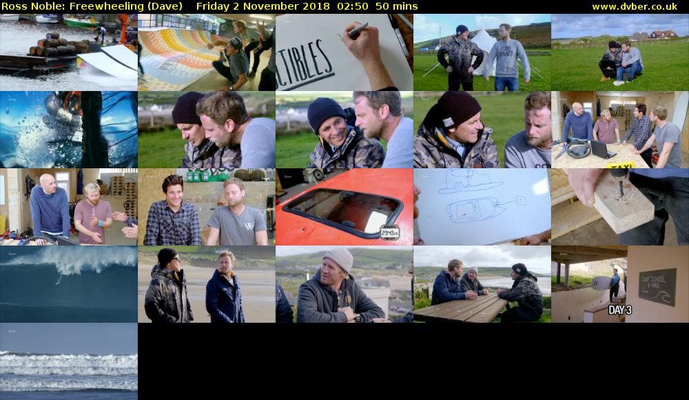 Ross Noble: Freewheeling (Dave) Friday 2 November 2018 02:50 - 03:40