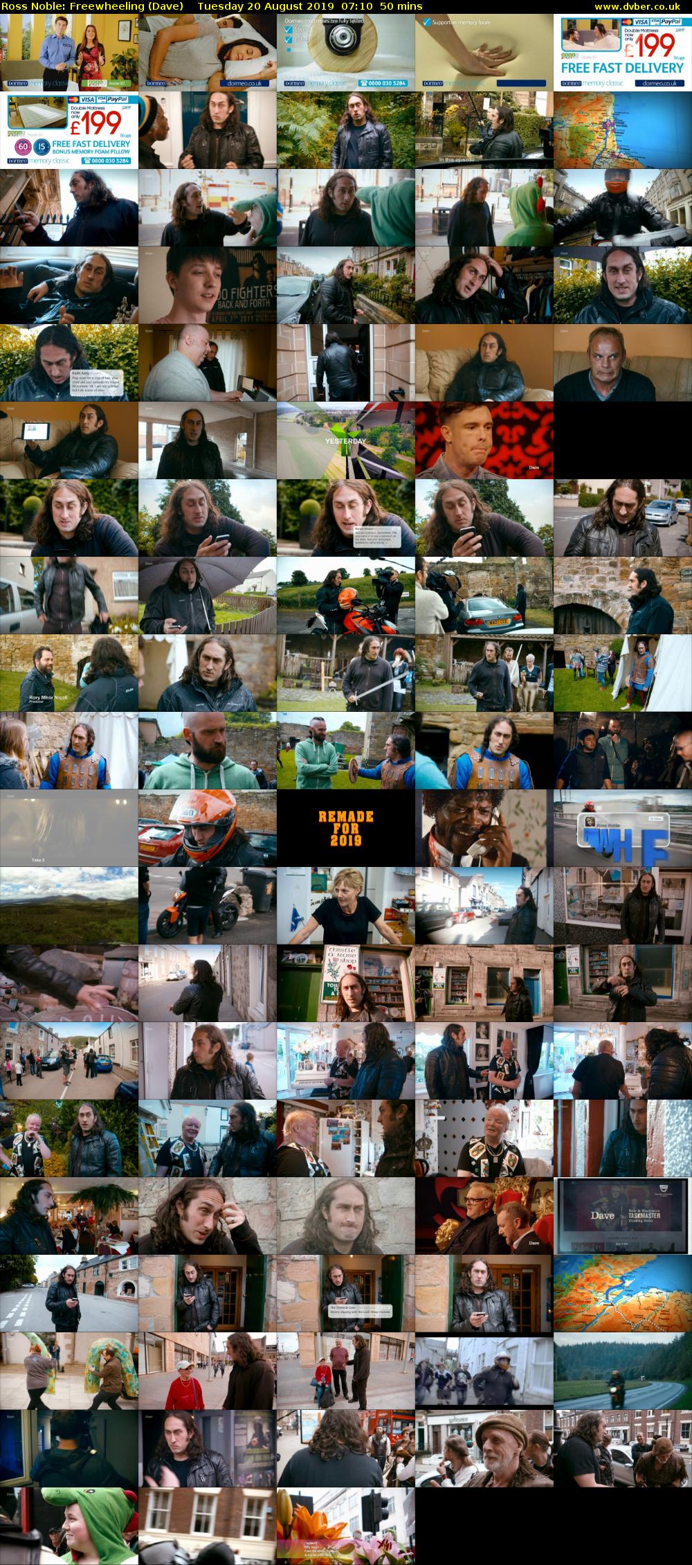 Ross Noble: Freewheeling (Dave) Tuesday 20 August 2019 07:10 - 08:00