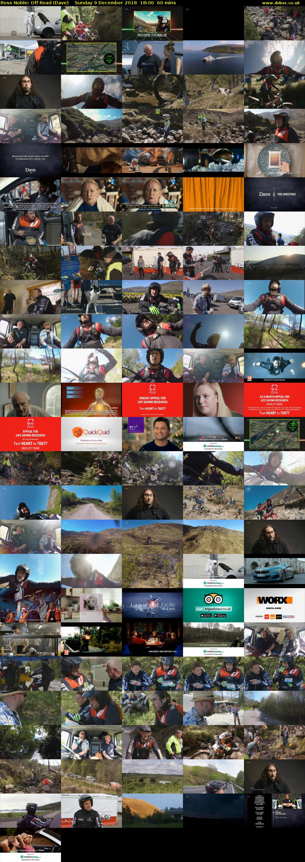 Ross Noble: Off Road (Dave) Sunday 9 December 2018 18:00 - 19:00