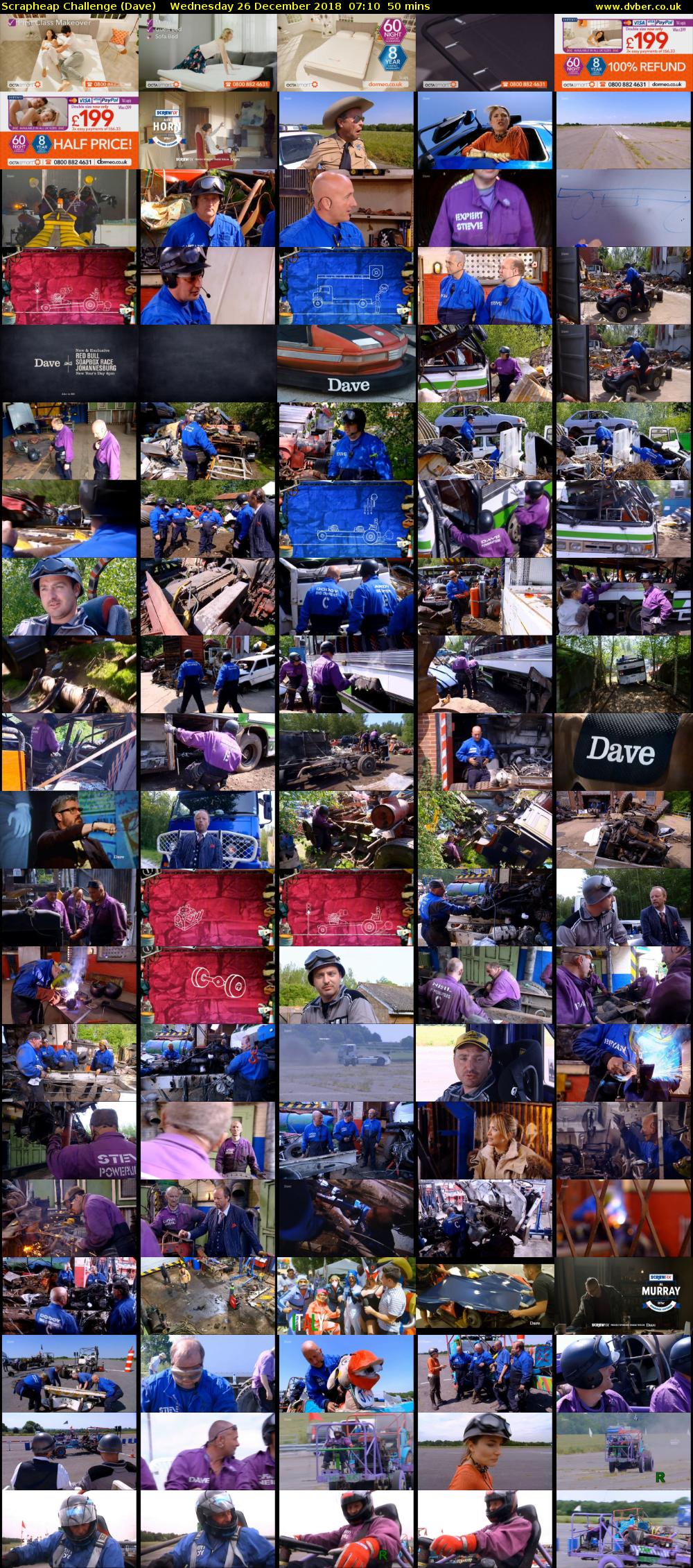 Scrapheap Challenge (Dave) Wednesday 26 December 2018 07:10 - 08:00