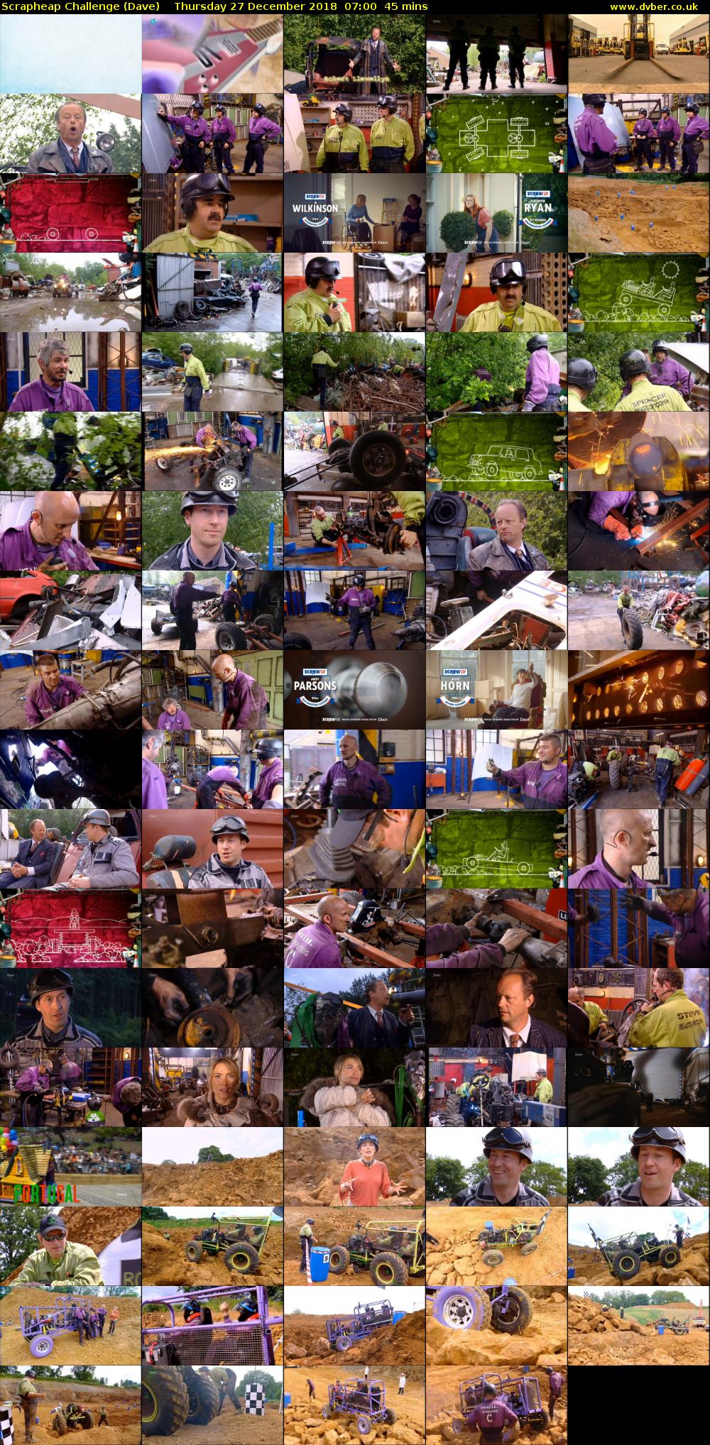 Scrapheap Challenge (Dave) Thursday 27 December 2018 07:00 - 07:45