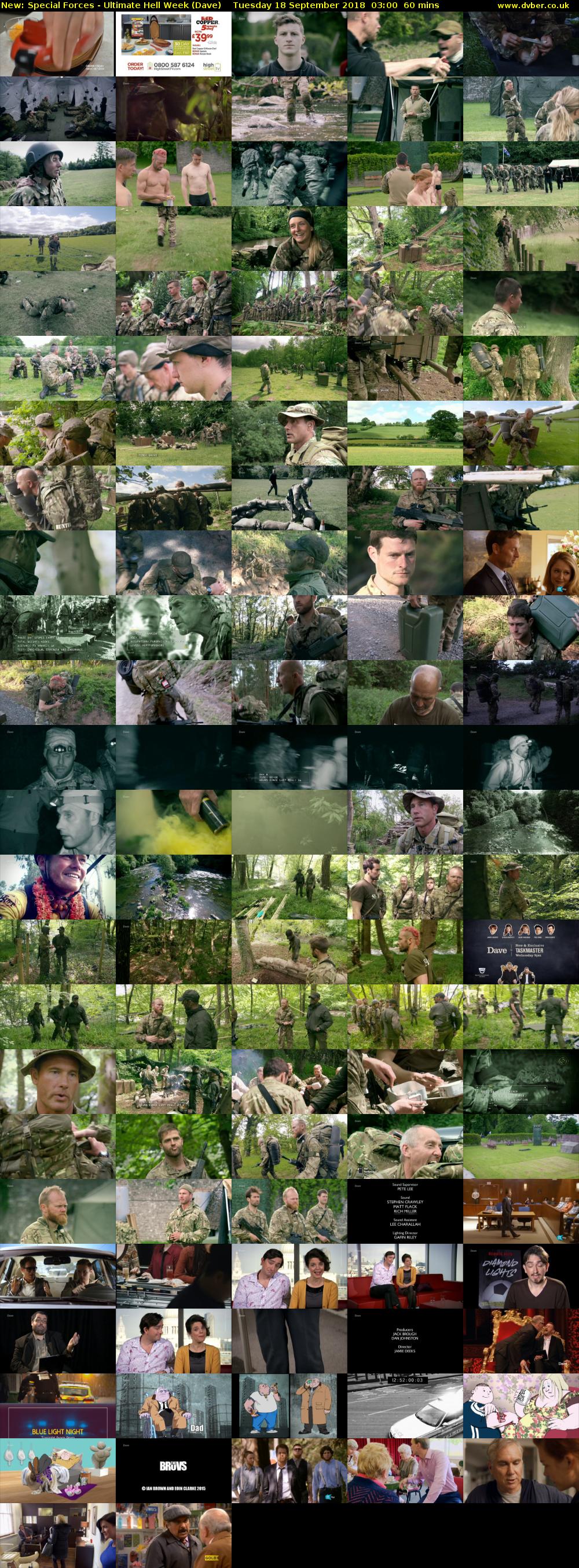 Special Forces - Ultimate Hell Week (Dave) Tuesday 18 September 2018 03:00 - 04:00