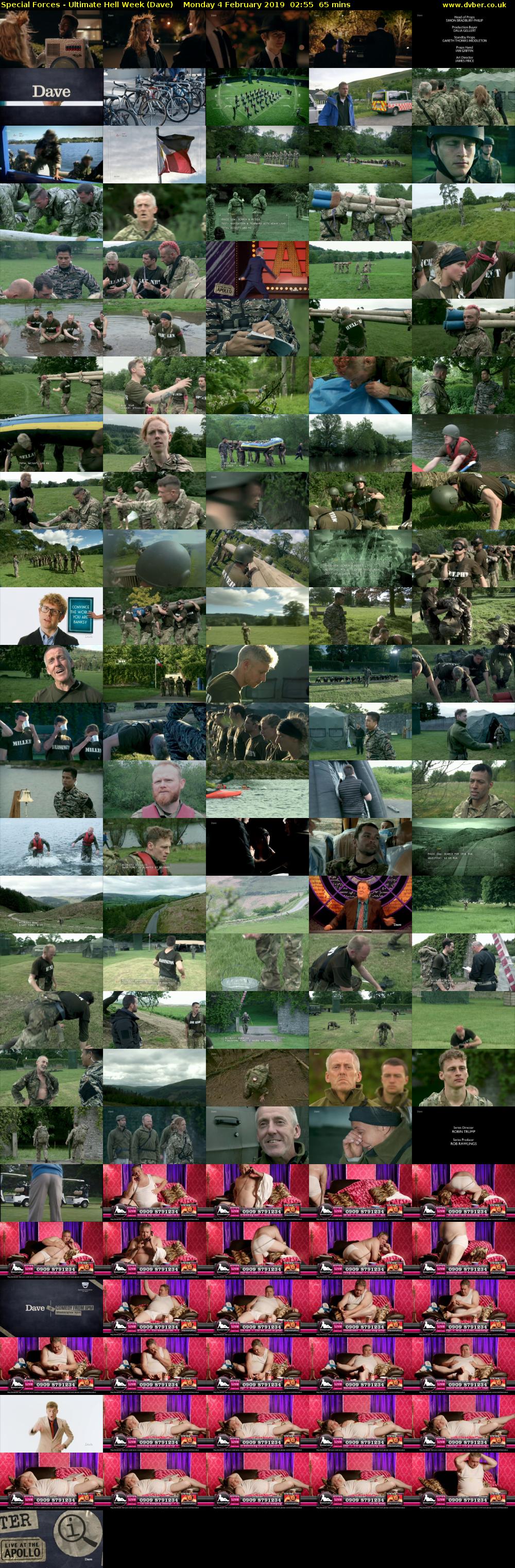 Special Forces - Ultimate Hell Week (Dave) Monday 4 February 2019 02:55 - 04:00