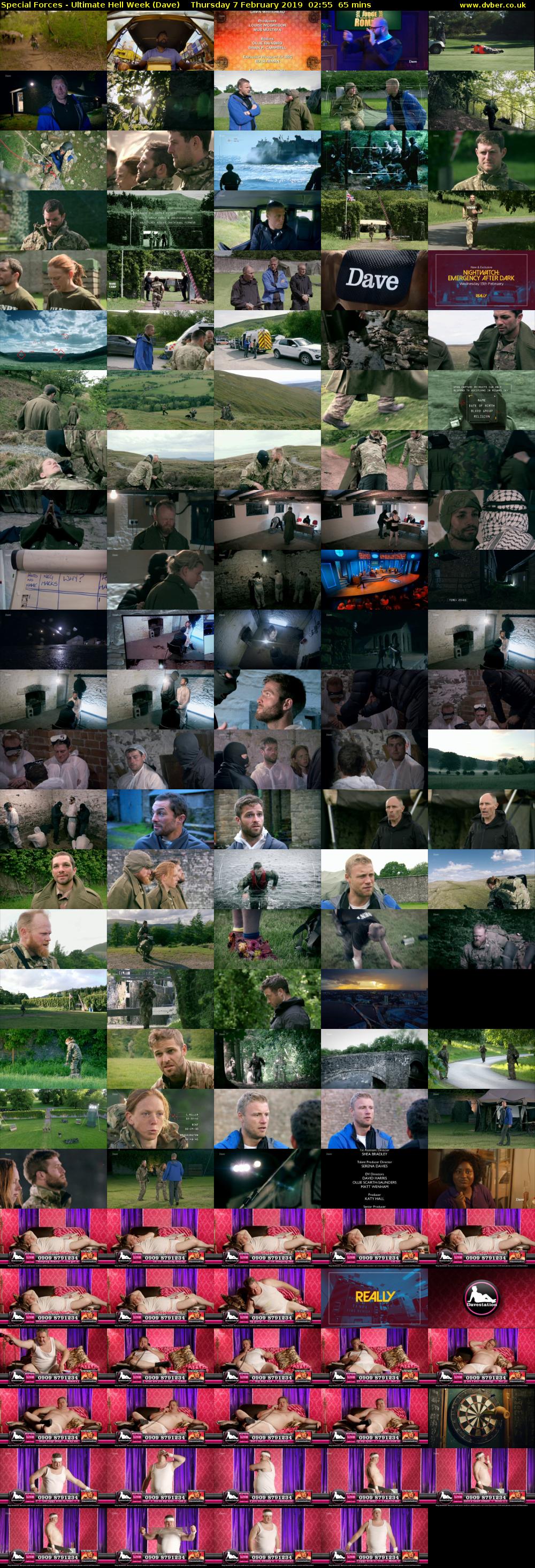 Special Forces - Ultimate Hell Week (Dave) Thursday 7 February 2019 02:55 - 04:00