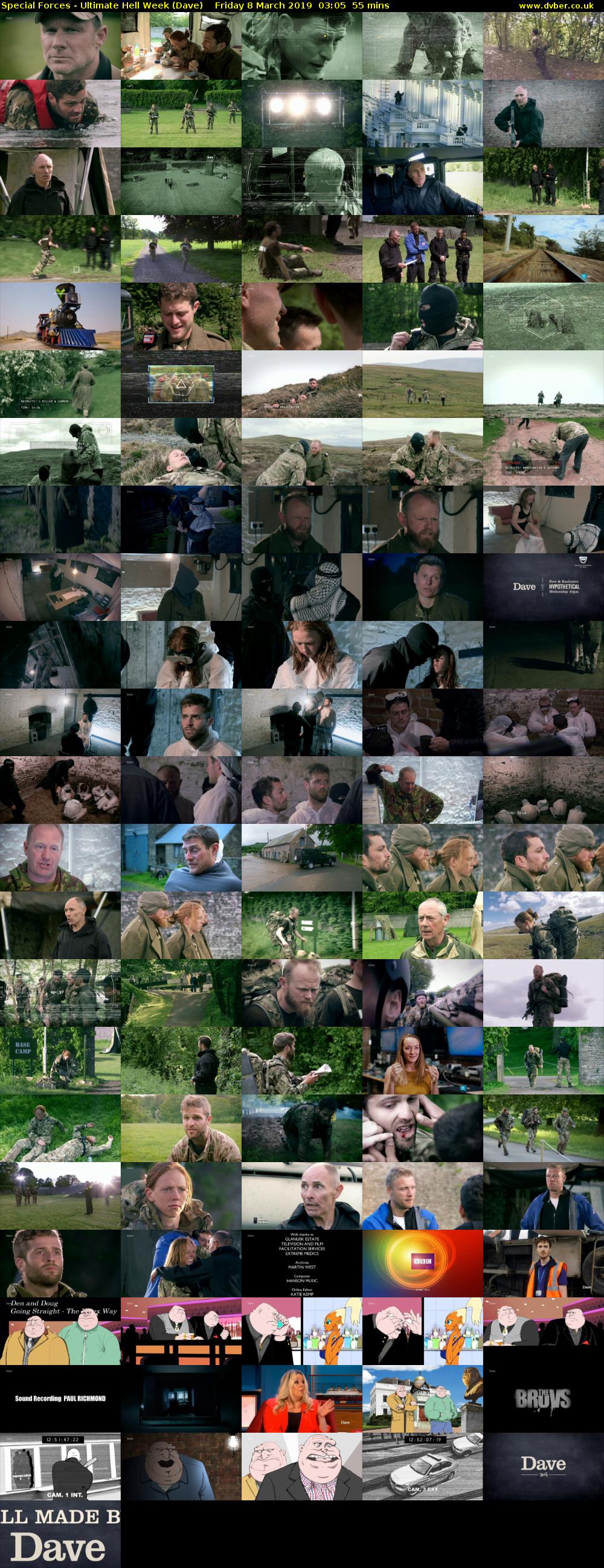 Special Forces - Ultimate Hell Week (Dave) Friday 8 March 2019 03:05 - 04:00