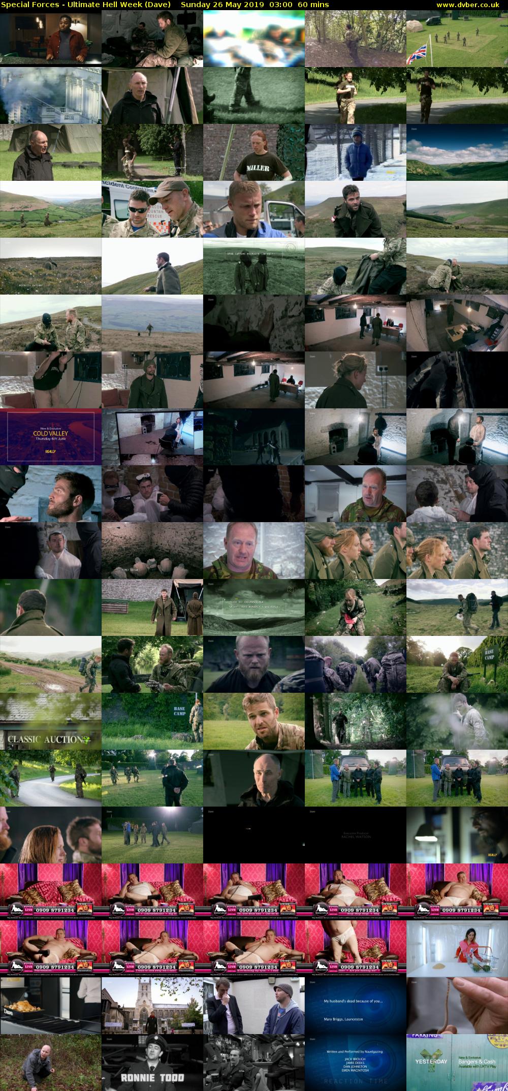 Special Forces - Ultimate Hell Week (Dave) Sunday 26 May 2019 03:00 - 04:00