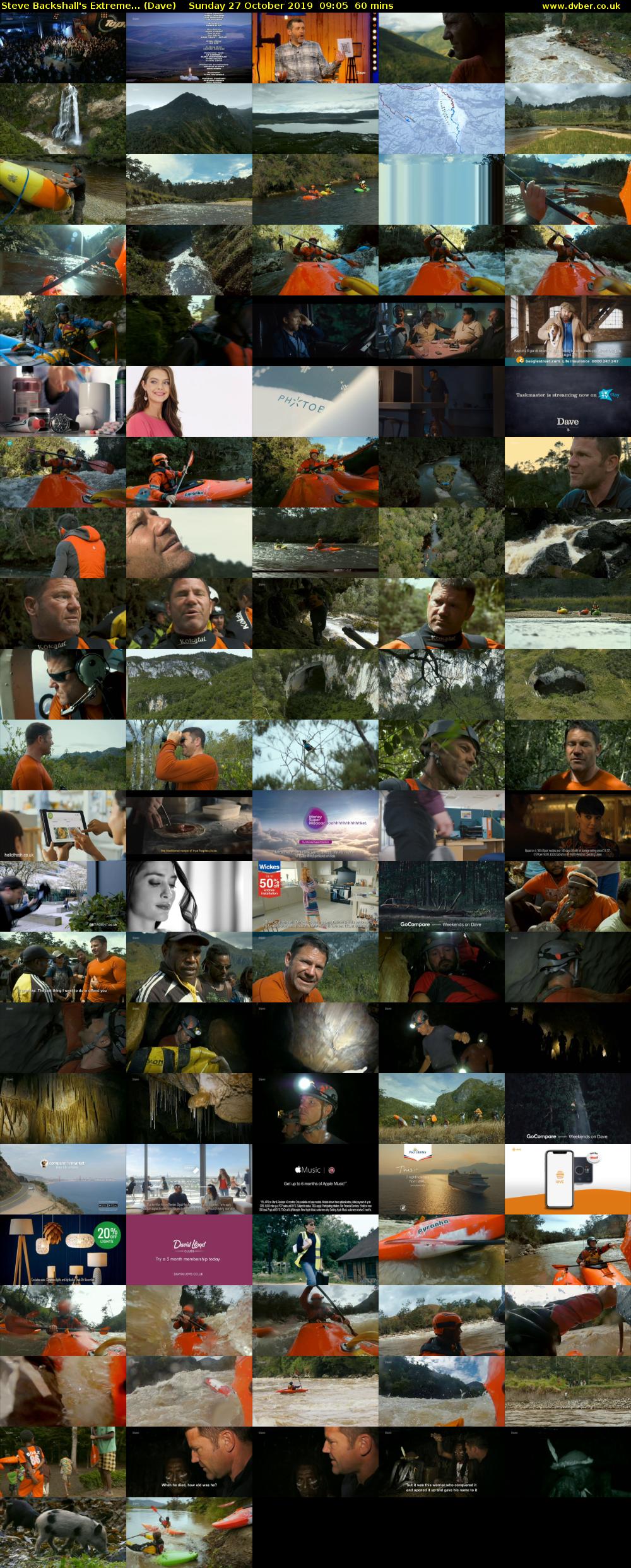 Steve Backshall's Extreme... (Dave) Sunday 27 October 2019 09:05 - 10:05