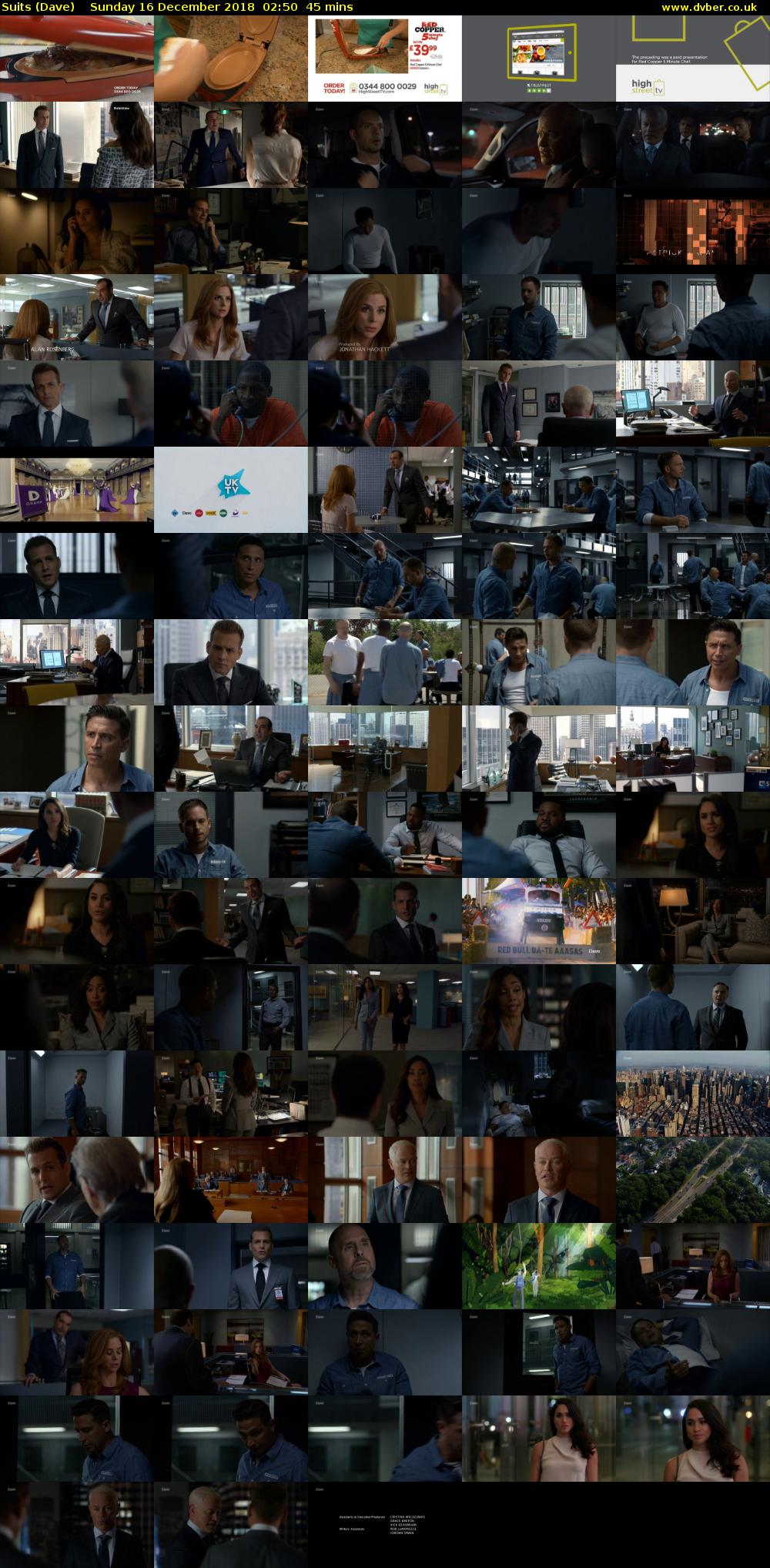 Suits (Dave) Sunday 16 December 2018 02:50 - 03:35