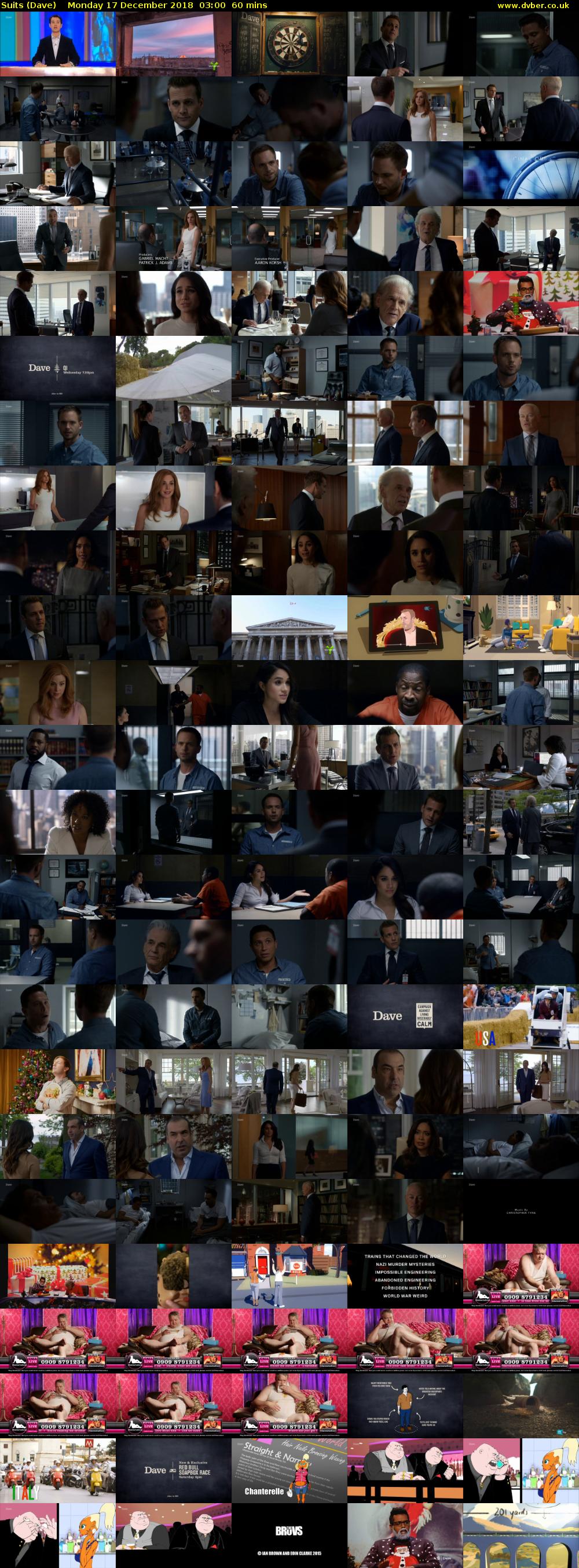 Suits (Dave) Monday 17 December 2018 03:00 - 04:00