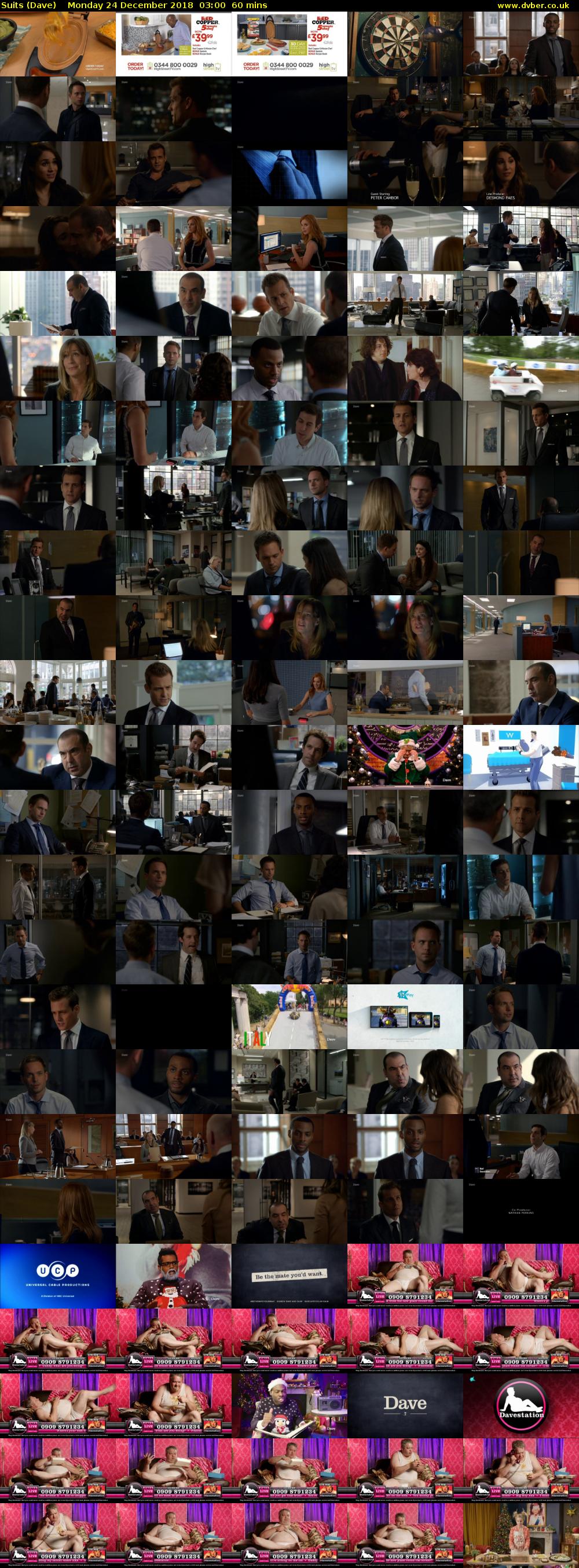 Suits (Dave) Monday 24 December 2018 03:00 - 04:00