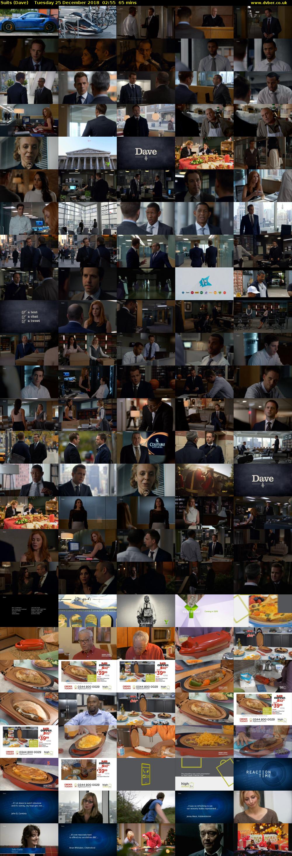 Suits (Dave) Tuesday 25 December 2018 02:55 - 04:00