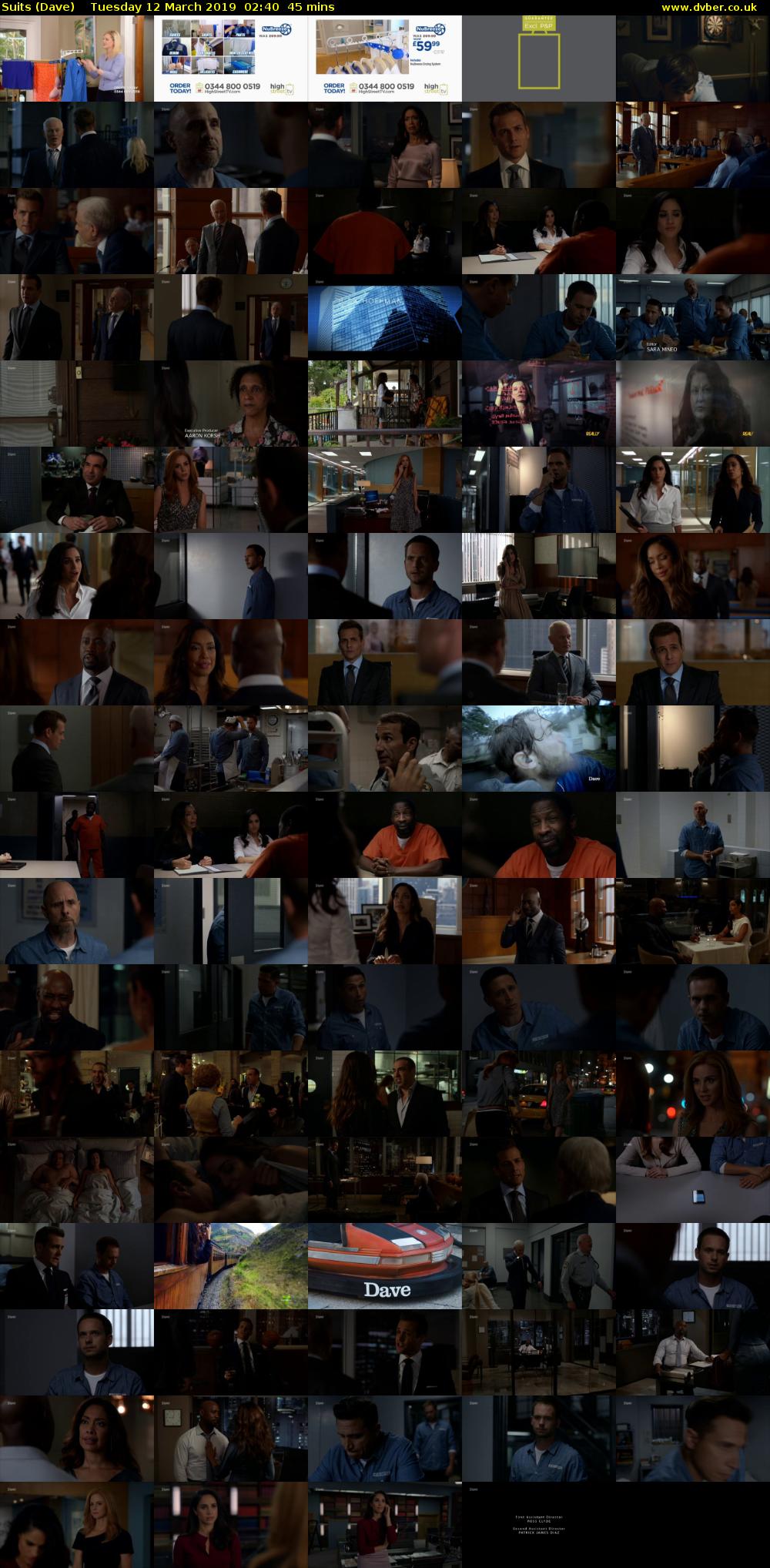 Suits (Dave) Tuesday 12 March 2019 02:40 - 03:25