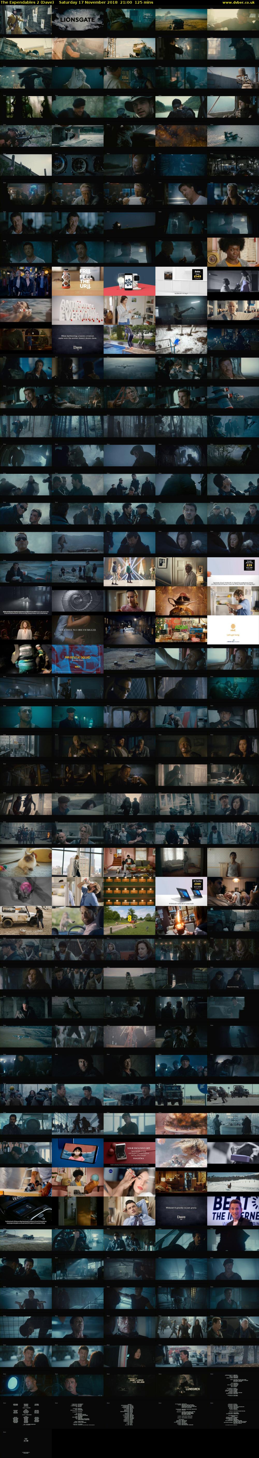 The Expendables 2 (Dave) Saturday 17 November 2018 21:00 - 23:05