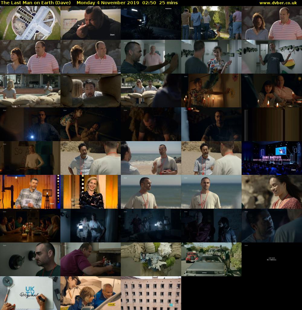 The Last Man on Earth (Dave) Monday 4 November 2019 02:50 - 03:15