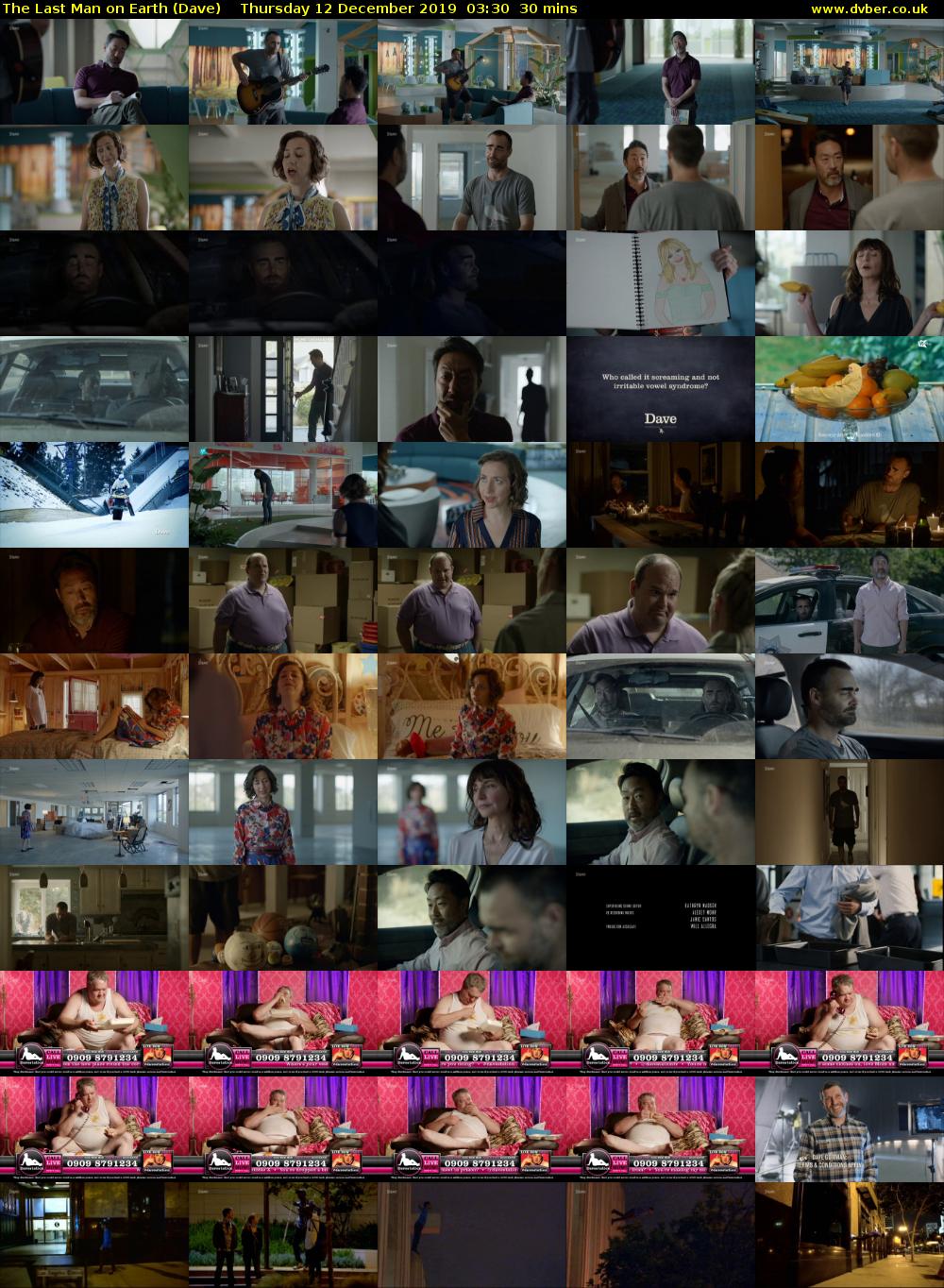 The Last Man on Earth (Dave) Thursday 12 December 2019 03:30 - 04:00