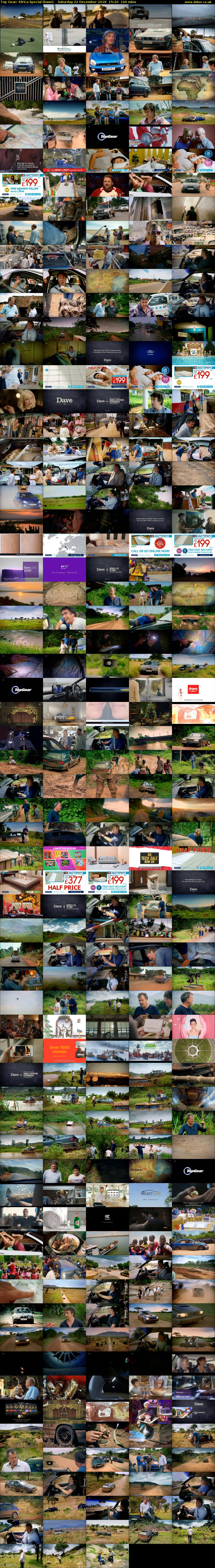 Top Gear: Africa Special (Dave) Saturday 22 December 2018 15:20 - 18:00