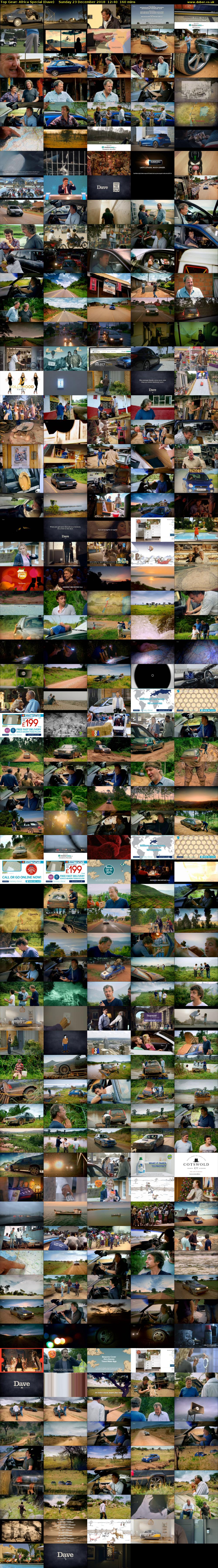 Top Gear: Africa Special (Dave) Sunday 23 December 2018 12:40 - 15:20