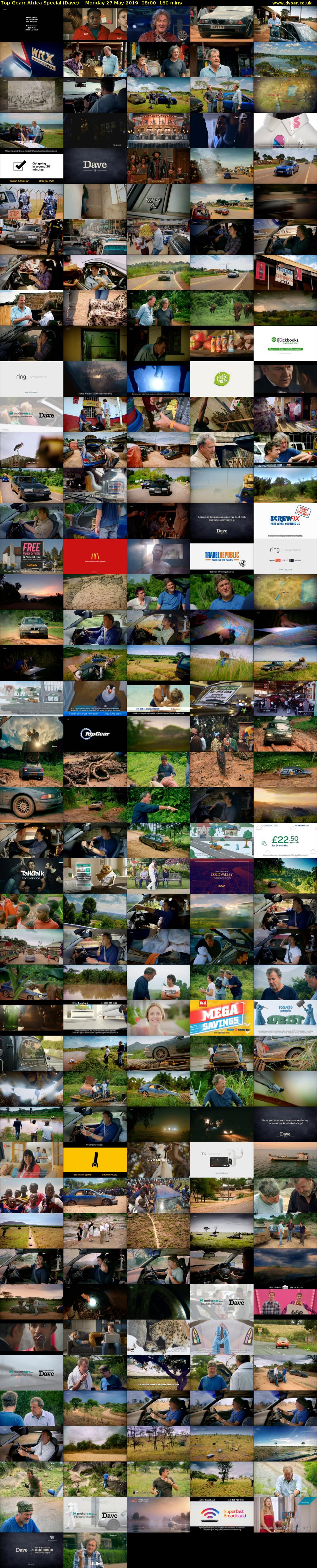 Top Gear: Africa Special (Dave) Monday 27 May 2019 08:00 - 10:40