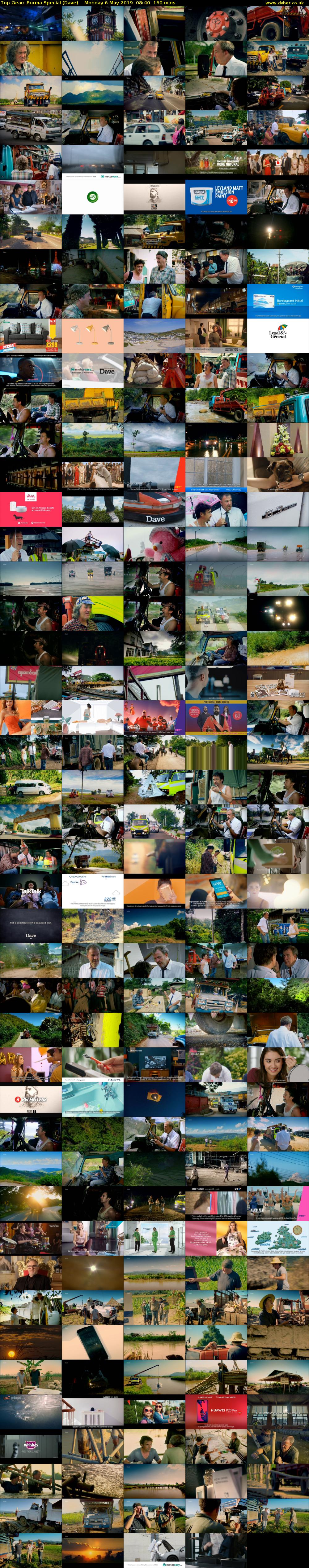 Top Gear: Burma Special (Dave) Monday 6 May 2019 08:40 - 11:20