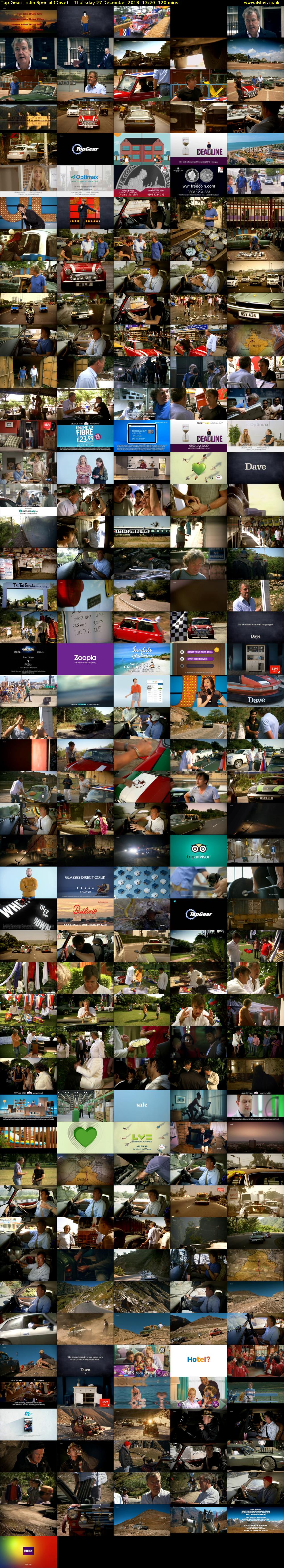 Top Gear: India Special (Dave) Thursday 27 December 2018 13:20 - 15:20