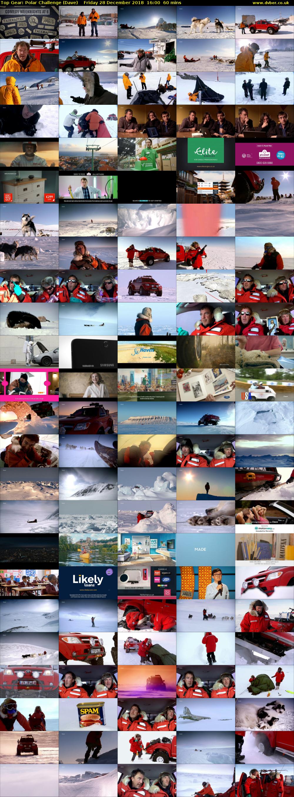 Top Gear: Polar Challenge (Dave) Friday 28 December 2018 16:00 - 17:00