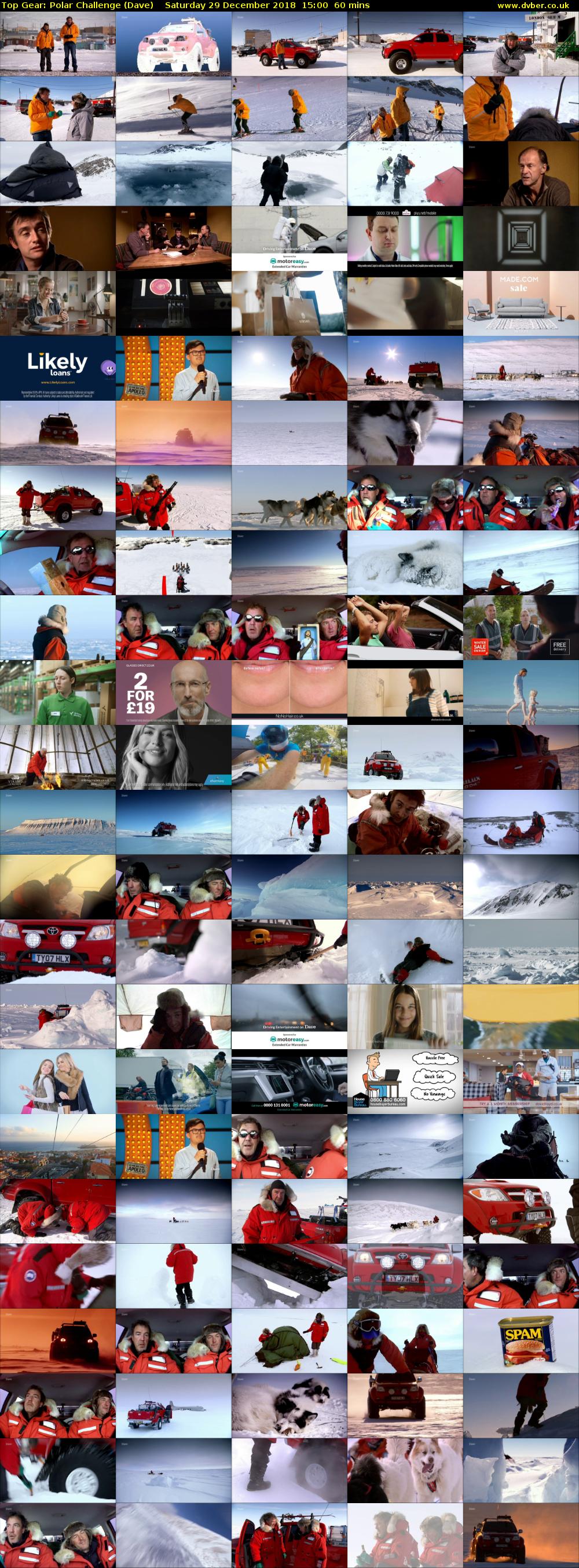 Top Gear: Polar Challenge (Dave) Saturday 29 December 2018 15:00 - 16:00