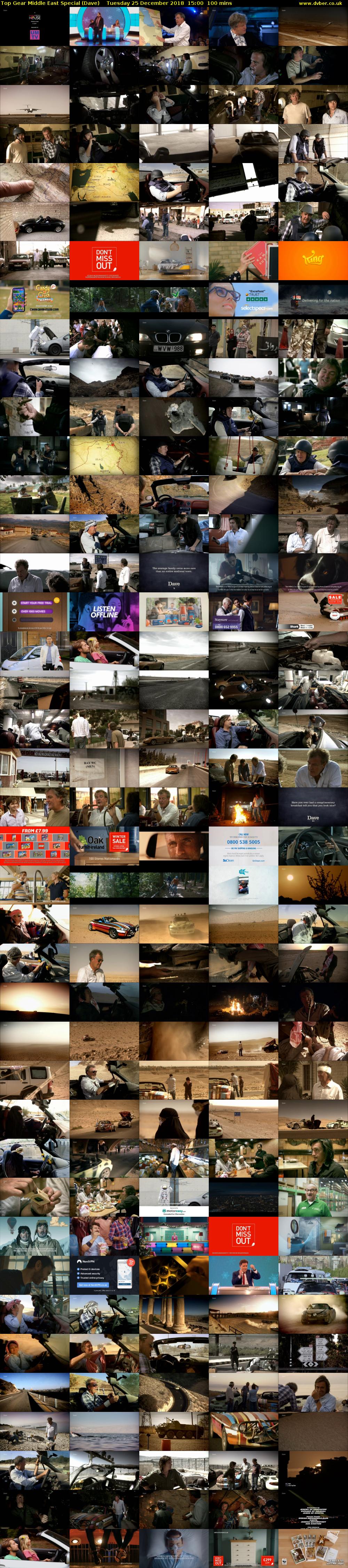 Top Gear Middle East Special (Dave) Tuesday 25 December 2018 15:00 - 16:40