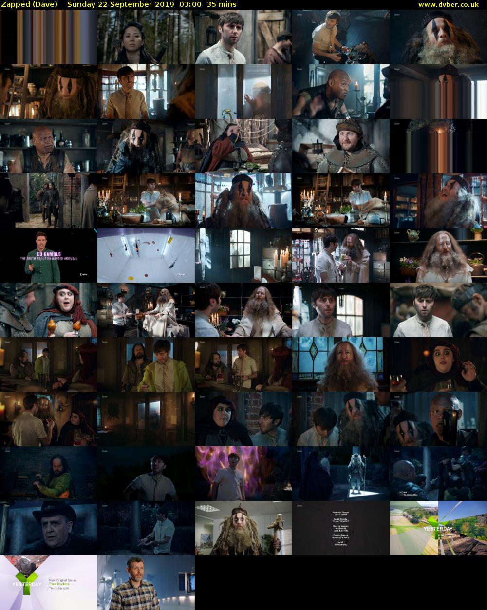 Zapped (Dave) Sunday 22 September 2019 03:00 - 03:35