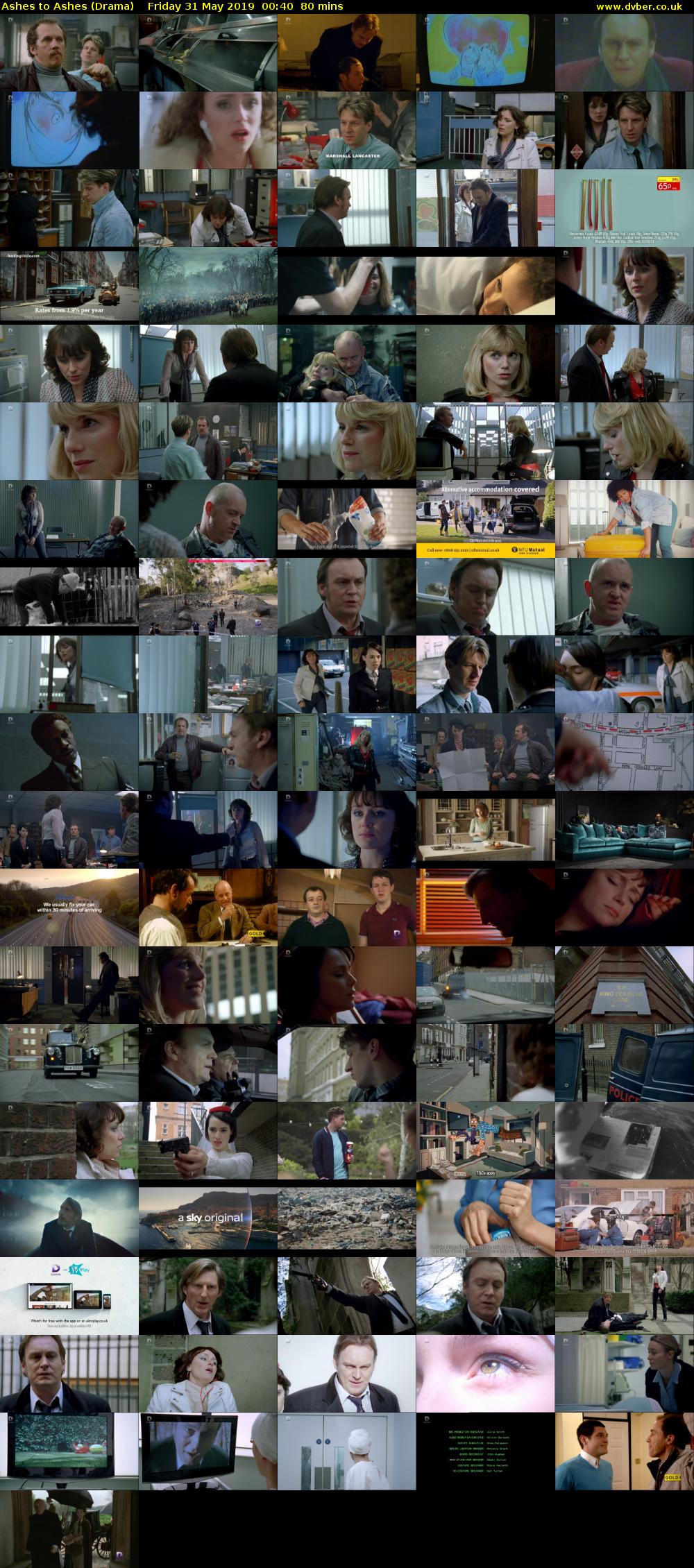 Ashes to Ashes (Drama) Friday 31 May 2019 00:40 - 02:00
