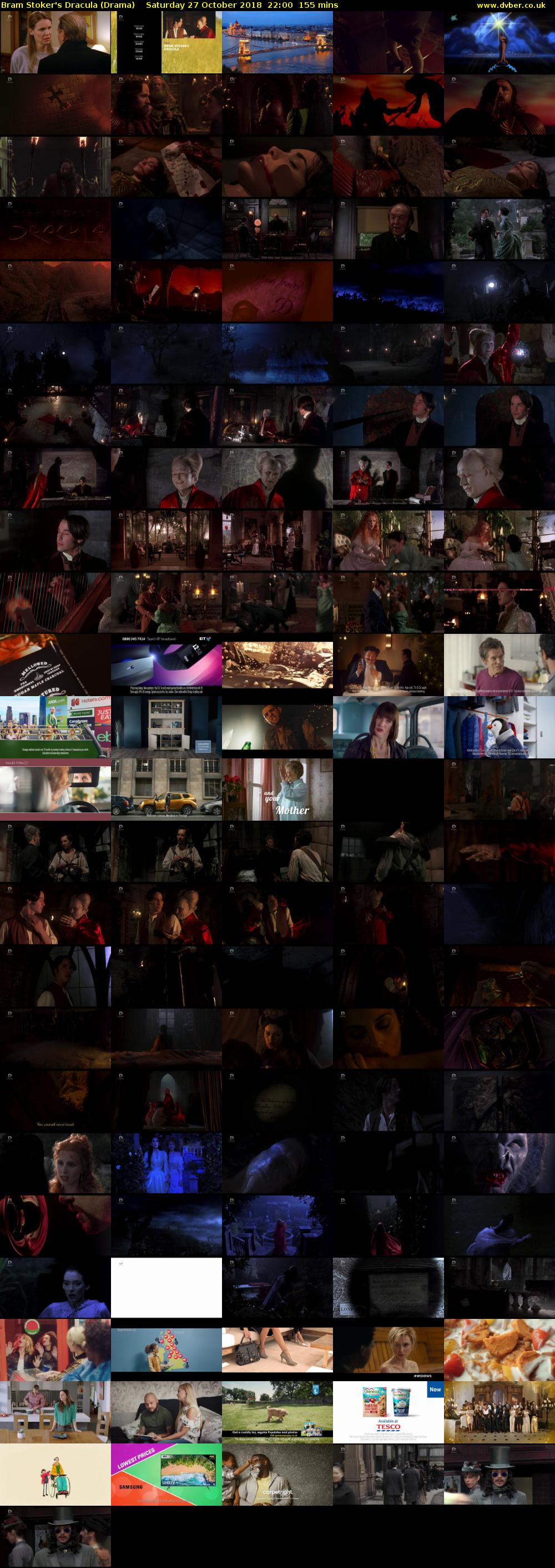 Bram Stoker's Dracula (Drama) Saturday 27 October 2018 22:00 - 00:35