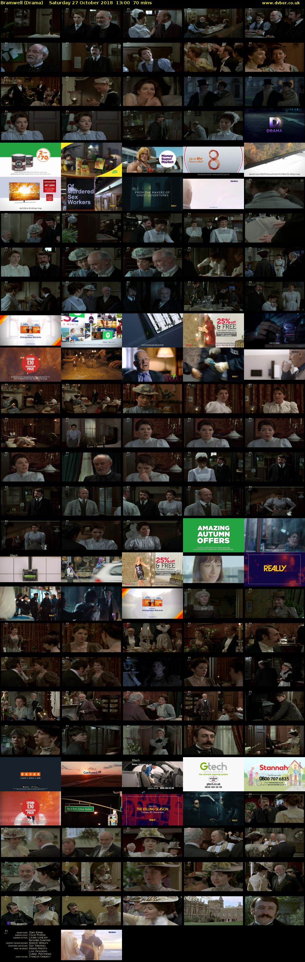 Bramwell (Drama) Saturday 27 October 2018 13:00 - 14:10